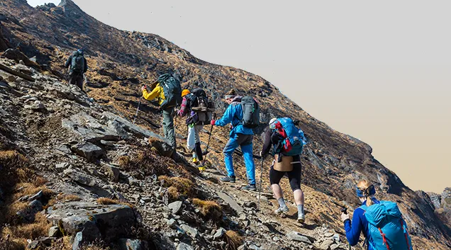 Shira Route Climbing