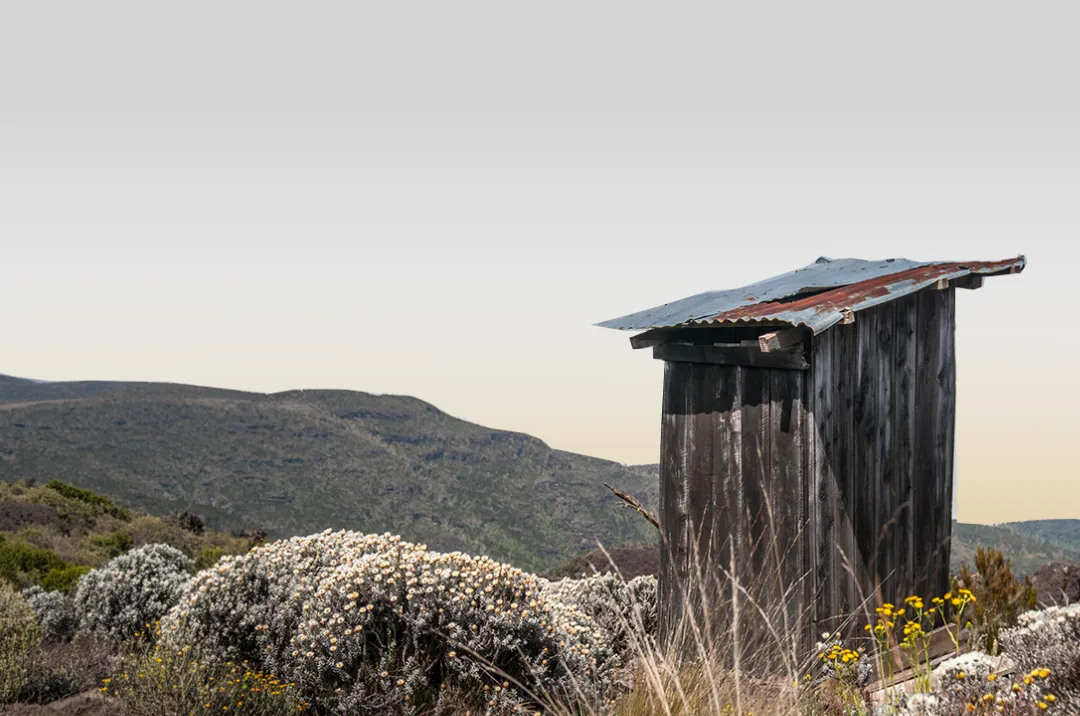 Private Toilet Tents on Kilimanjaro