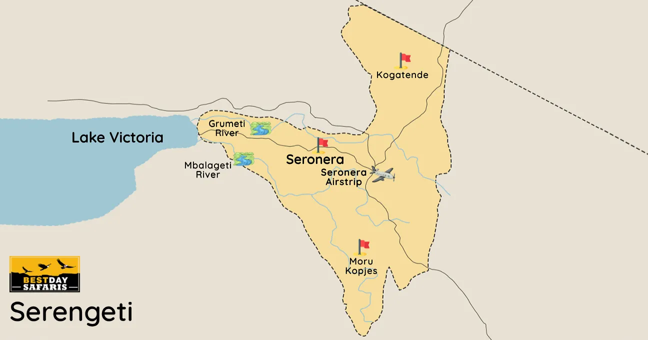Serengeti National Park Map
