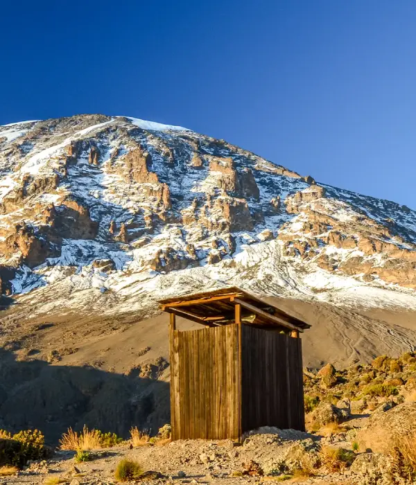 Private Toilets On Kilimanjaro